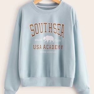Light blue sweatshirt